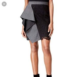 Rachel Roy gray and black skirt